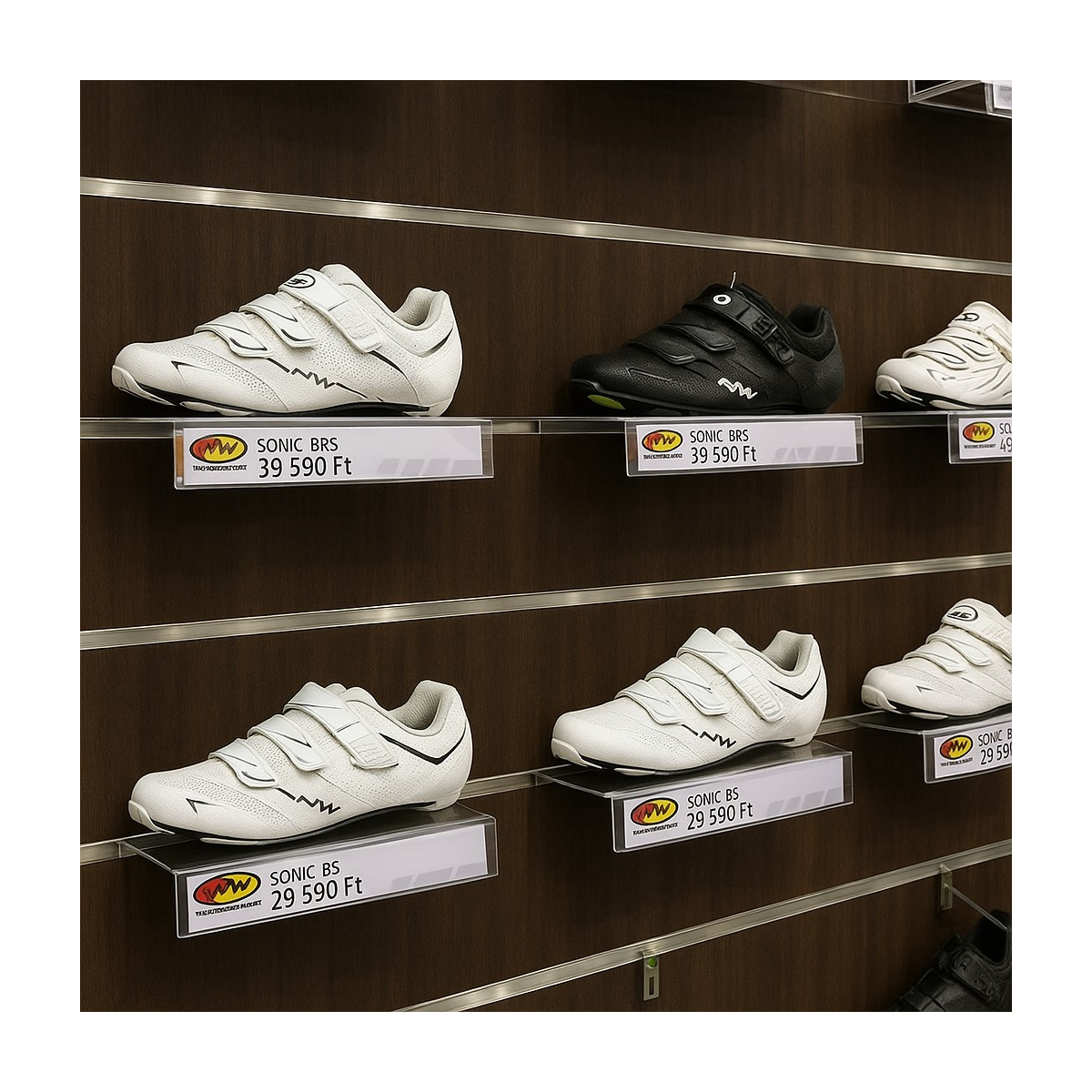 Image of Alusínes panel 15 cm-es osztással, Dió