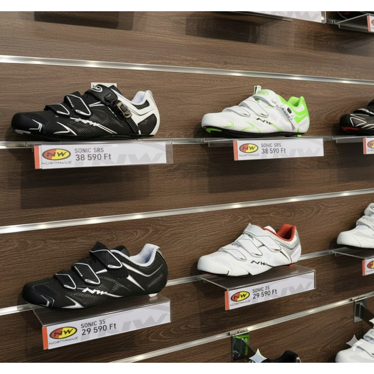 Image of Alusínes panel 15 cm-es osztással, Rovere Tabacco színben