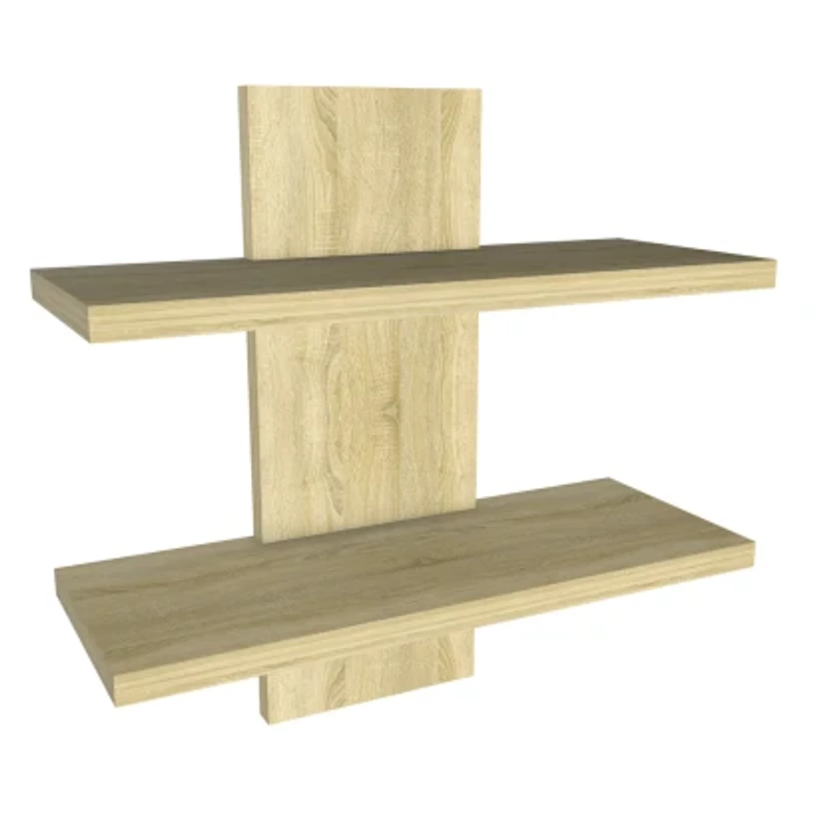 Image of Bútorlap hátfalas polc egység, hátfal 60x23 cm, SONOMA TÖLGY