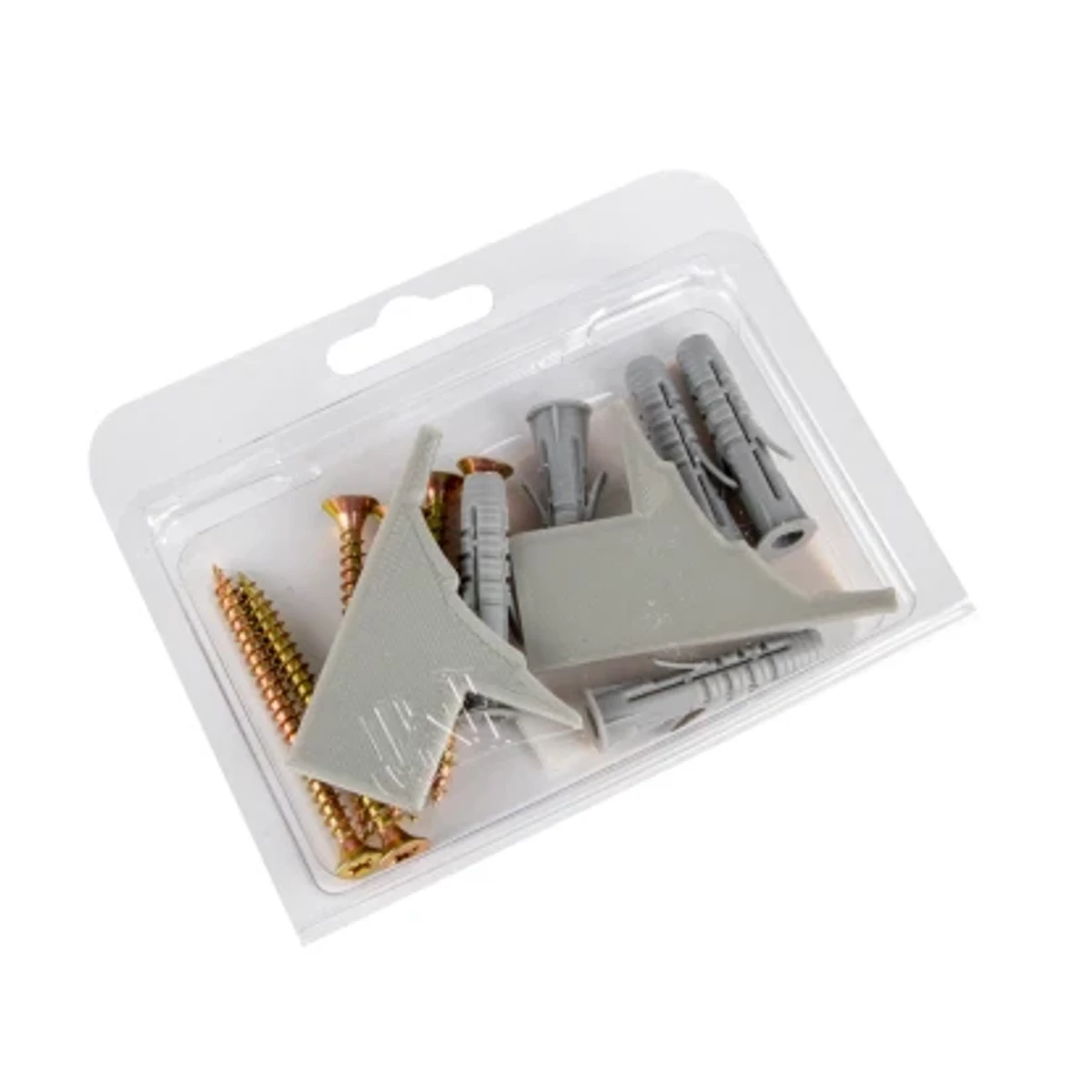 Image of SZERELÉSI CSOMAG! Alumínium fali profil 18 mm-es bútorlaphoz (facsavar,tipli, véglezáró, kétoldali ragasztócsik )