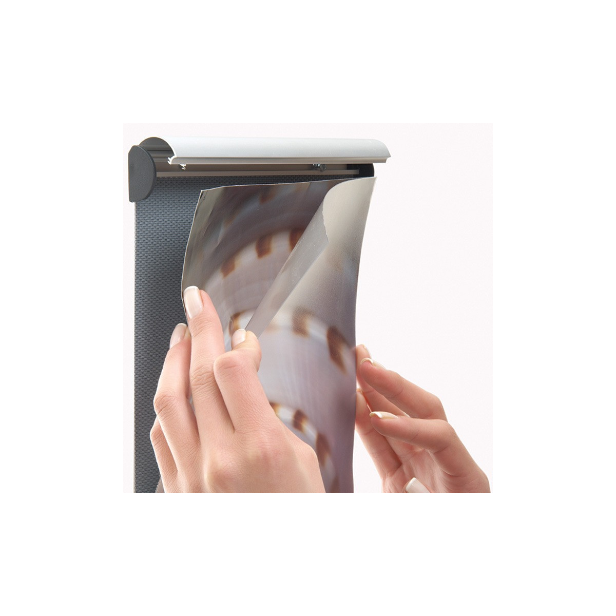 Image of Ajtóra helyezhető információs tábla, 26 mm profil szélesség, plakát méret A4, 5db / csomag