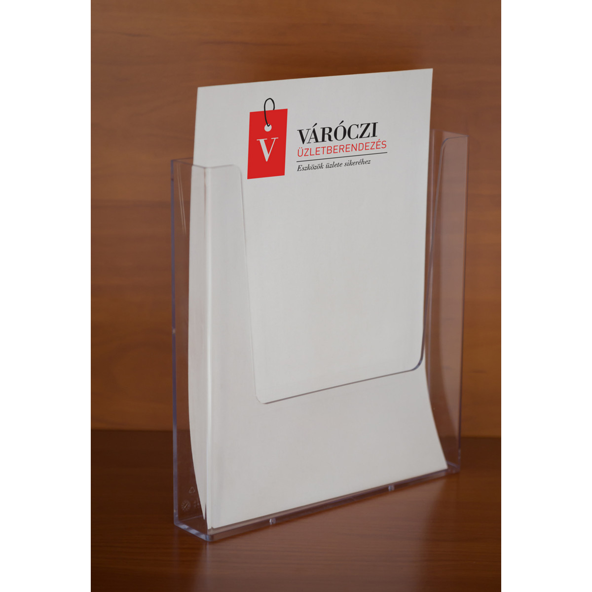 Image of Szórólaptartó, A4, FALI