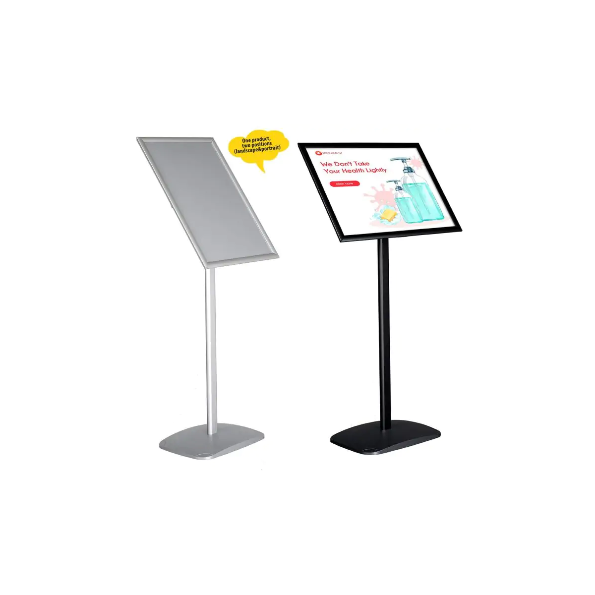 Image of Laptartó állvány, A3, szögletes sarok, fekete, OPTI