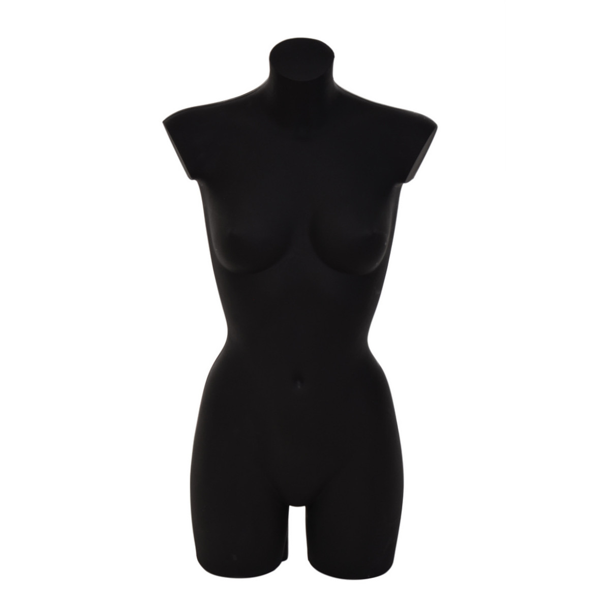 Image of Műanyag 3/4-es NŐI torzó, MATT FEKETE