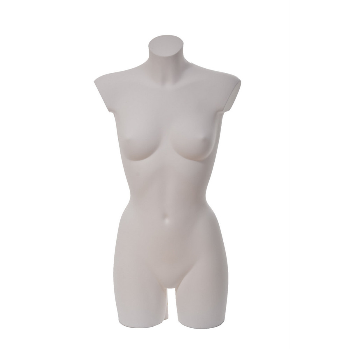 Image of Műanyag 3/4-es NŐI torzó, MATT FEHÉR