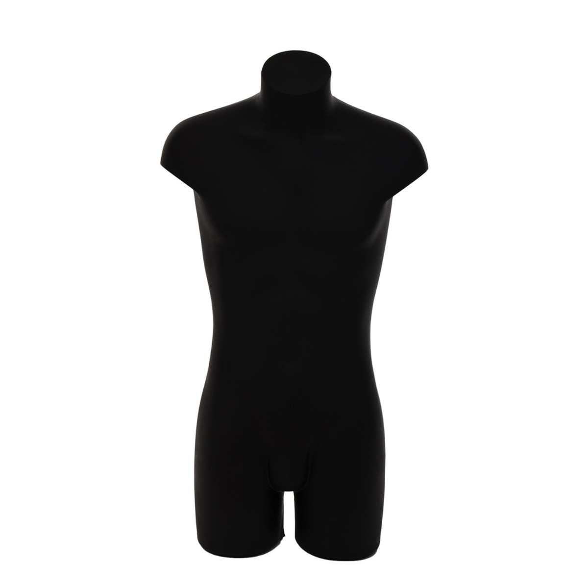 Image of Műanyag 3/4-es FÉRFI torzó - Matt Fekete