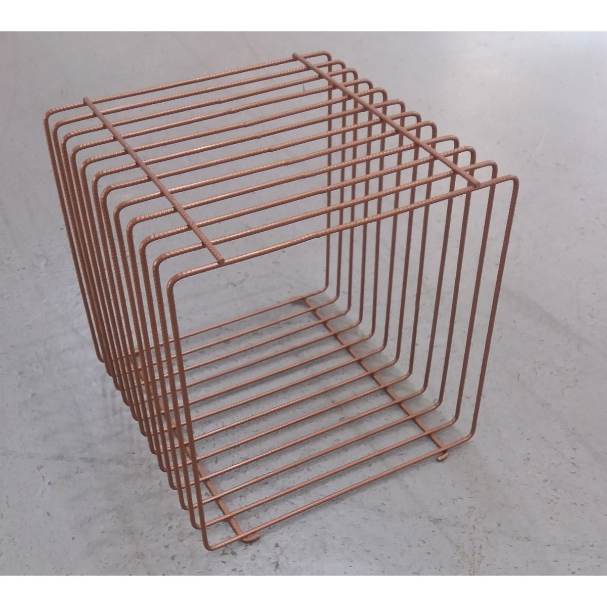 Image of Árutartó kocka, 400 x 400 x 400 mm, BRONZ