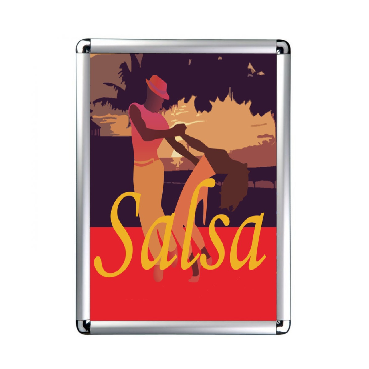 Image of A2 plakátkeret, lekerekített sarkok, 25 mm