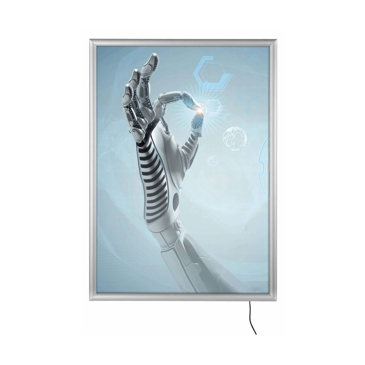 Image of 3360-Plakátkeret LED, 1 oldalas, A3, 25 mm, BEST