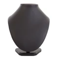 Kép 2/2 - Nyaklánc display, műbőr, FEKETE, 220 mm