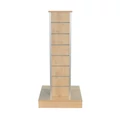 Kép 2/7 - HASÁB gondola, 10 cm osztású alusínes panelből, 1320x600x600 mm, többféle színben