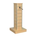 Kép 3/7 - HASÁB gondola, 10 cm osztású alusínes panelből, 1320x600x600 mm, többféle színben