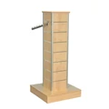 Kép 4/7 - HASÁB gondola, 10 cm osztású alusínes panelből, 1320x600x600 mm, többféle színben