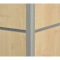 Kép 7/7 - HASÁB gondola, 10 cm osztású alusínes panelből, 1320x600x600 mm, többféle színben