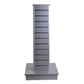 Kép 3/3 - Hasáb gondola, 15 cm osztású alusínes panelből, 1300 x 300 x 300 mm, EZÜST színben