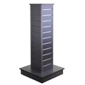 Kép 1/3 - Hasáb gondola, 15 cm osztású alusínes panelből, 1300 x 300 x 300 mm, EZÜST színben