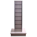Kép 3/3 - Hasáb gondola, 15 cm osztású alusínes panelből, 1300 x 300 x 300 mm, WOODLINE színben