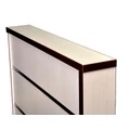 Kép 6/6 - Vállfatartós gondola 15 cm osztású alusínes panelből, WOODLINE KRÉM