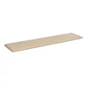 Kép 1/2 - Bútorlap polc, 4 oldalán 2mm-es ABS élzárással, JUHAR, 1200 mm hosszúságú, több méretben
