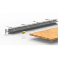 Kép 2/2 - Aluminium fali profil 18 mm-es bútorlaphoz / FOLYÓMÉTER