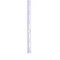 Kép 2/3 - Metall egysoros falisín 50-200 cm, FEHÉR