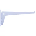 Kép 3/3 - Metall egysoros konzol 20 cm, FEHÉR