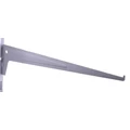 Kép 1/3 - Metall egysoros konzol 40 cm, EZÜST