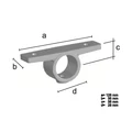 Kép 2/2 - Kétoldalas polctartó HYDRO rendszerhez, 28 mm-es csőhöz