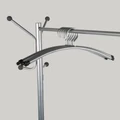 Kép 2/4 - Ruhatartó sztender, FIX, magasság 1740 mm, hosszúság 1200 mm, 6 db ruhaakasztóval