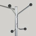 Kép 3/4 - Ruhatartó sztender, FIX, magasság 1740 mm, hosszúság 1200 mm, 6 db ruhaakasztóval