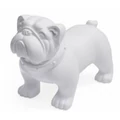 Kép 2/2 - Kutya kirakati bábú,álló forma,Bulldog alak, FEHÉR