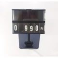 Kép 1/2 - Árkazetta szett, 74 x 51 mm, lapozható számokkal (fekete)+fekete talp
