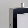 Kép 2/2 - A3 méretű mágneses keret, kétoldalas, függeszthető, EZÜST