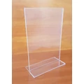 Kép 2/2 - A4 LAPTOK, plexi, kétoldalas, álló
