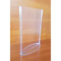 Kép 4/4 - A4 LAPTOK, plexi, kétoldalas, álló, ovális talpú, fröccsöntött