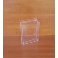 Kép 2/3 - A6 méretű szórólaptartó, plexi, alusínes panelba