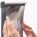 Kép 1/2 - Ajtóra helyezhető információs tábla, 26 mm profil szélesség, plakát méret 105 x 148 mm, 5db / csomag