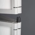 Kép 3/3 - Összecsukható paraván, 3 egység, 2300 x 2100 mm, nyomat nélküli