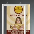 Kép 2/2 - Plakátkeret, kétoldalas, becsúsztatható ÁLLÓ poszter hellyel, A2 méret, függeszthető