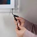 Kép 3/3 - Világító LED, akril keret falra, négyszögletes, FEKETE, A3 méret