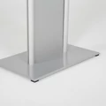 Kép 2/5 - Eloadoi-pulpitus-uveg-fedlappal-ezust-szinu-aluminium-elolappal-AM-3246_02