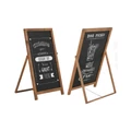 Kép 1/4 - Megallito-tabla-belteri-fa.-sotet-kretafilccel-irhato-510x1090mm-AM-3169