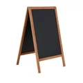 Kép 1/5 - Megallito-tabla-fa-sotet-kulteri-kretafilccel-irhato-670X860-mm-AM-3168