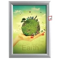 Kép 1/2 - Plakatkeret-kulteri-A4-szogletes-sarok-25-mm-profil-AM-3274W