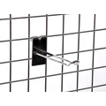 Kép 2/5 - Dupla kampó rácsra, KRÓMOZOTT, 150 mm, Több méretben