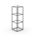 Kép 3/3 - HYDRO DESIGN, árutartó sztender, 3 emeletes kocka