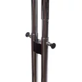 Kép 2/3 - Ruhatartó sztender, kétoldali, állítható magasságú, BÚTORGÖRGŐKKEL, 1300 mm