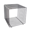Kép 1/2 - BETONVAS design. Árutartó kocka, FEKETE színben
