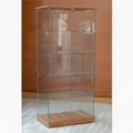 Kép 1/4 - 60 cm-es álló vitrin - ARWEN TÖLGY színben, 1795 x 632 x 446 mm