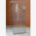 Kép 1/4 - 60 cm-es álló vitrin - EZÜST színben, 1795 x 632 x 446 mm